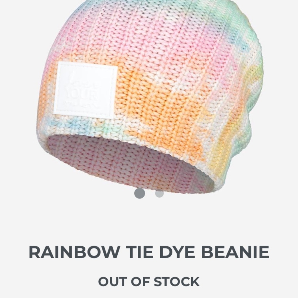 Love your melon tie dye beanie